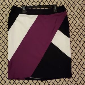 Nine West Color Block skirt size 12